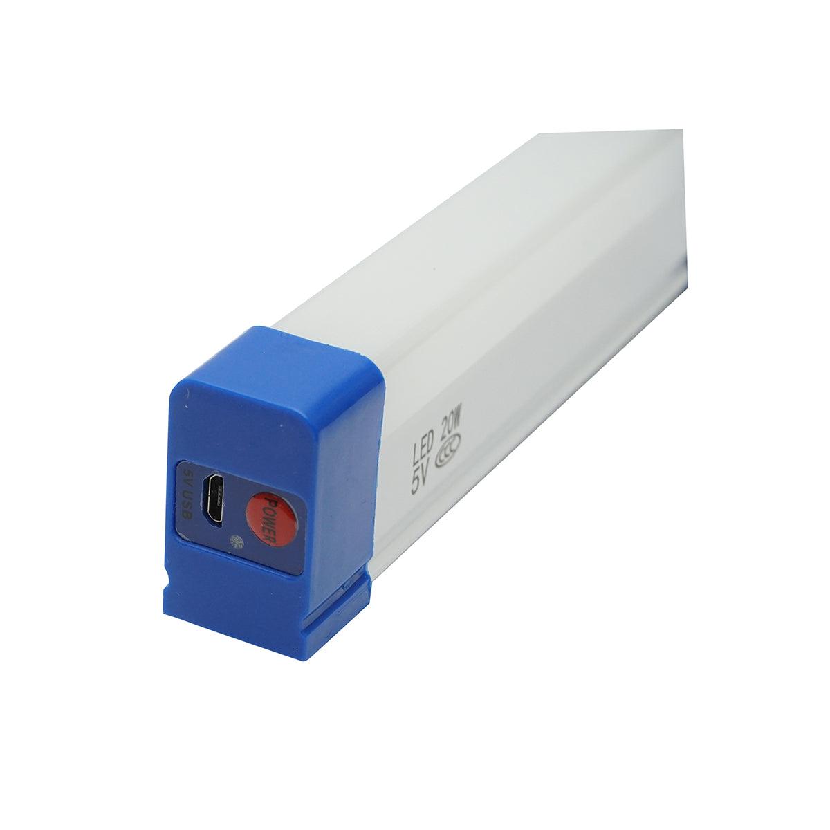 20W, 6500K LED lámpa mágneses markolattal és 1200mAh újratölthető akkumulátorral 170x23x38mm IP20 Breckner Germany