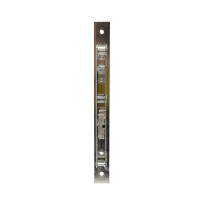 Beépített ajtózár görgővel 38x174mm, előlap 23x240mm, szatén nikkel, csavarok mellékelve