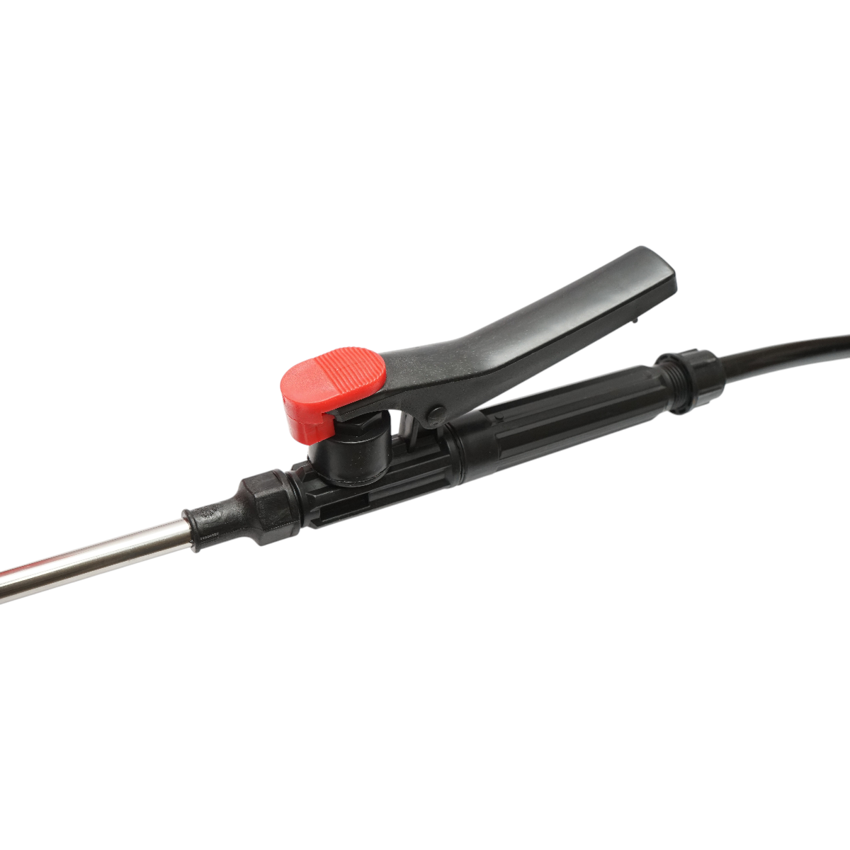 Permetezőszivattyú, elektromos vermorel, 16 literes tartály, 12V/8Ah akkumulátor, 4 fúvóka, 4 l/perc áramlási sebesség THOR