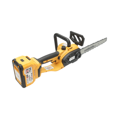 Professzionális elektromos láncfűrész 1060W 2 darab 21V, 6Ah Li-ion akkumulátorral, brushless motor, 12 inch (300mm) lánc Breckner Germany