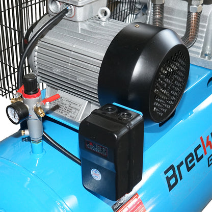 Légkompresszor 380V, 270L, teljesítmény 4kW/5.5CP maximális nyomás 8 Bar, áramlás 600L/min Breckner Germany