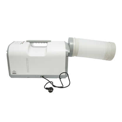 Hordozható légkondicionáló 4100 BTU, 420W, 220V párátlanító funkcióval, szellőztetéssel, távirányítóval, alvó üzemmóddal, szerelési készlet tartozék Breckner Germany