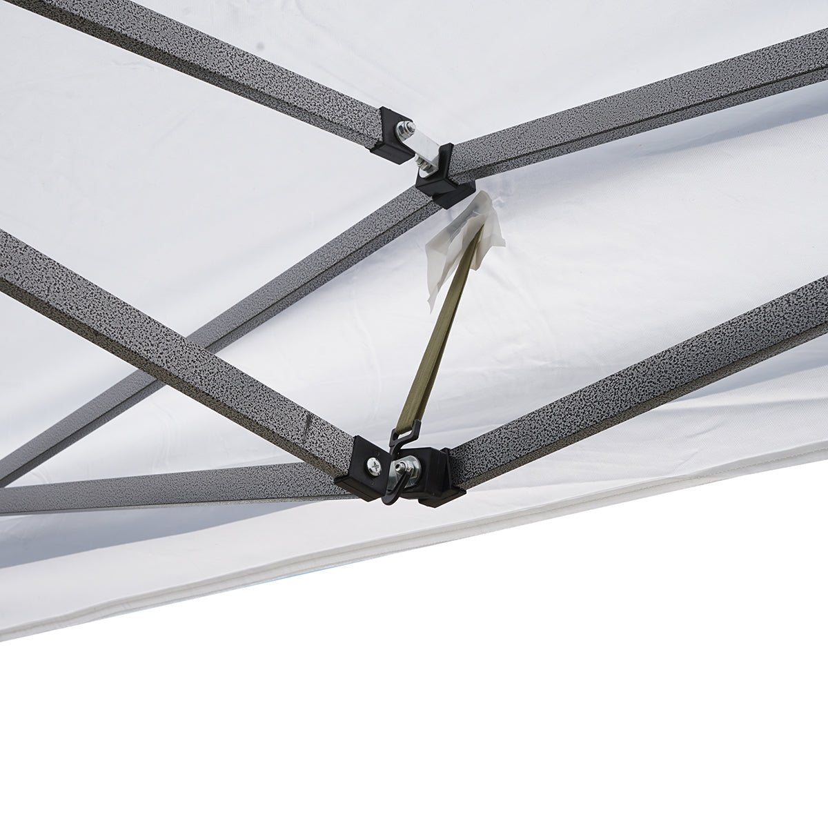 3m x 6m fehér zászlós sátor, állítható magasságú, összecsukható Breckner Germany
