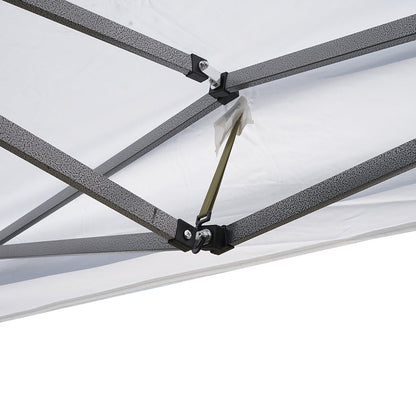 3m x 6m fehér zászlós sátor, állítható magasságú, összecsukható Breckner Germany