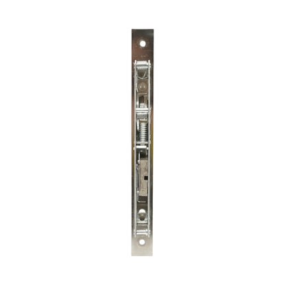 Beépített ajtózár nyelvvel 48x174mm, előlap 23x240mm, szatén nikkel, csavarok mellékelve