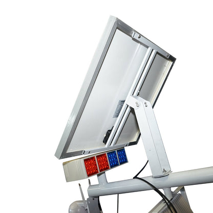 300 W-os LED-lámpa 60 W-os napelemmel, 14000 mAh-s akkumulátorral és riasztóval ellátott WIFI-megfigyelő kamerával Breckner Germany