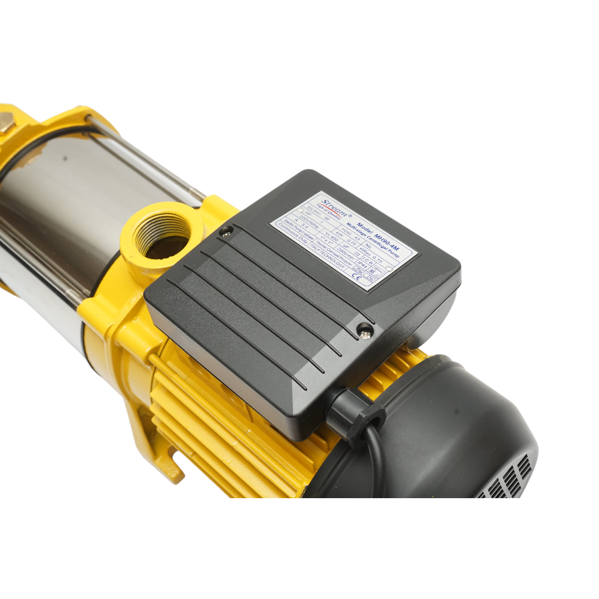 Többfokozatú felszíni vízszivattyú 750W, 220V, áramlási sebesség 90L/min, szivattyúzási magasság H43m IP44