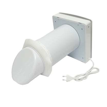 Hővisszanyerő ventilátor 1 helyiséghez, falra szerelhető 50m3/h, 7.8W, Wi-Fi 220V AV-TTWWW5-W