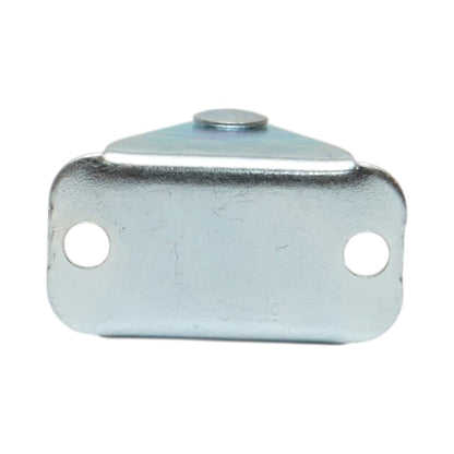 Rögzített kerék 30x14mm fék nélkül, fehér polipropilén, acél lemez 37x19mm 15kg