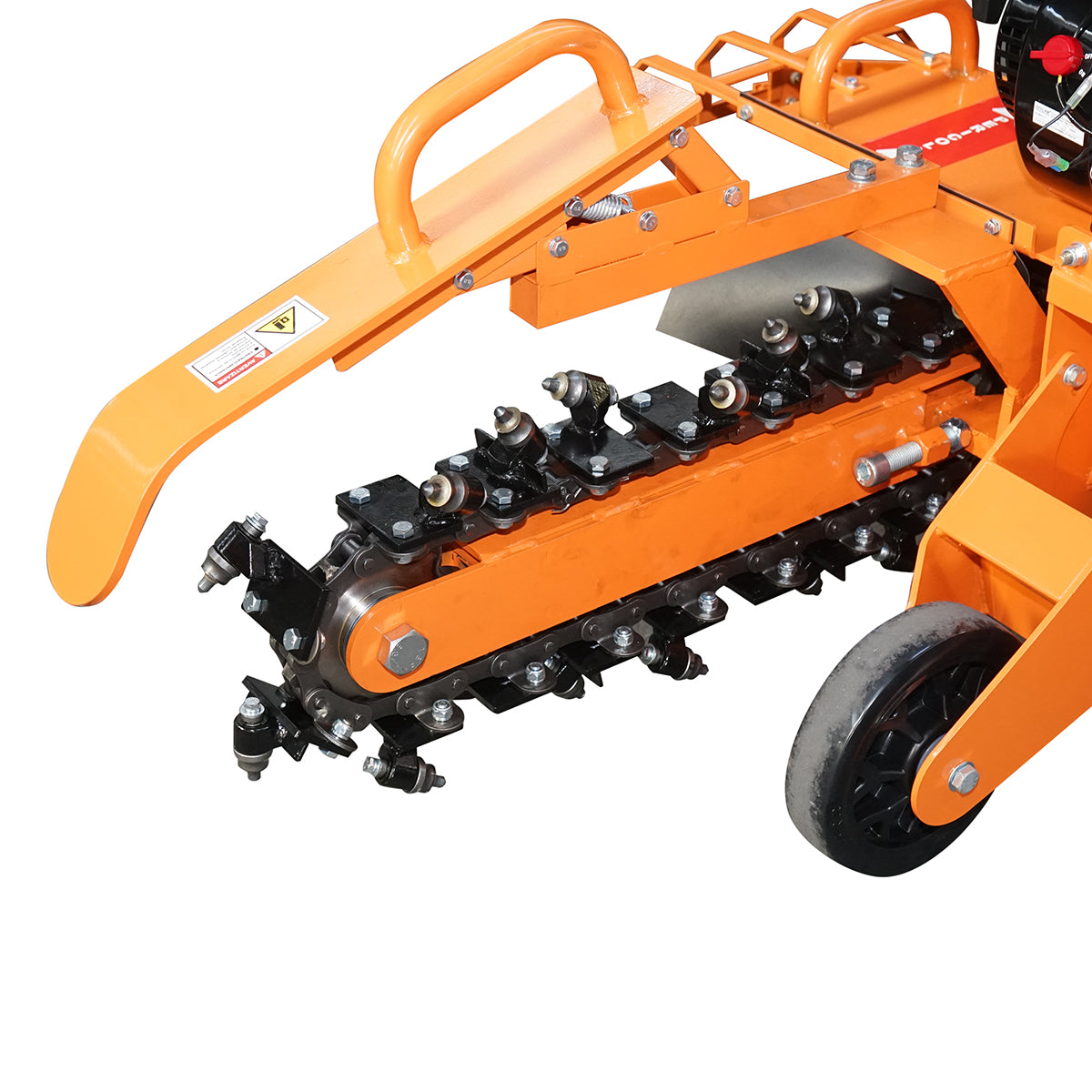 Árokfúró gép 7 HP munkaszélesség 100mm munkamélység 450mm THOR