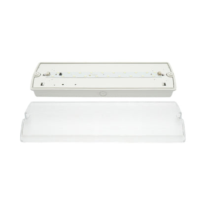 EXIT HIDRANT LED jelzőlámpa 220V, 8W, 1200mAh akkumulátor, 3 órás üzemidő, felületre szerelhető, 4 piktogram tartozék IP65