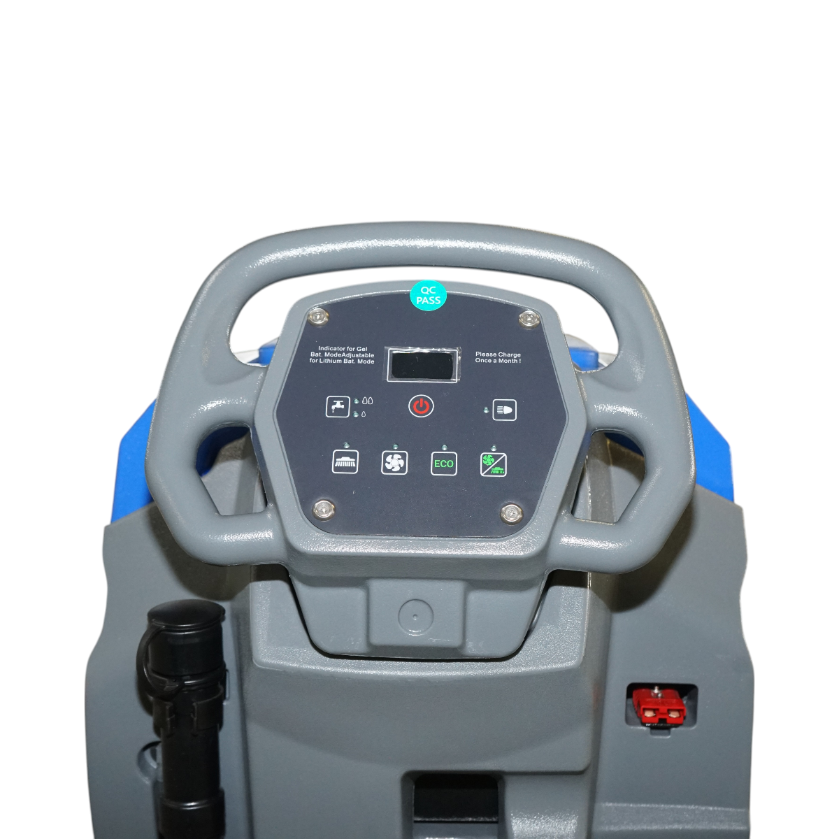 Ipari padlótisztító gép 24V/100Ah, 500W, kefe 510mm, vízlecsapó 850mm, termelékenység 2000 m²/h