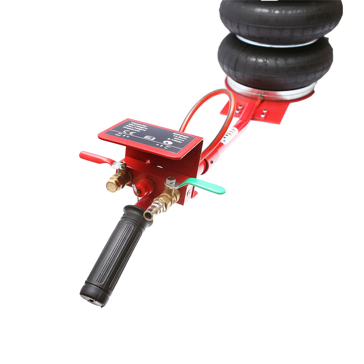 Professzionális pneumatikus emelő 145-400mm légpárnával, üzemi nyomás 8-12Bar. maximális terhelés 5T Breckner Germany