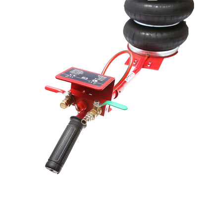 Professzionális pneumatikus emelő 145-400mm légpárnával, üzemi nyomás 8-12Bar. maximális terhelés 5T Breckner Germany