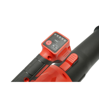 Lombfúvó, kerti légfúvó, 2db 21V, 4Ah Li-ion akkumulátorral, Brushless, légáramlás 4.5 m3/min, 5 fokozatú fordulatszám 0-23000, Turbo Breckner Germany