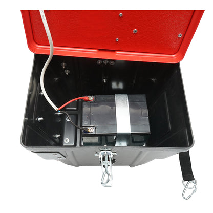 Impulzusgenerátor 6.9 Joule 12-220V 12-220V akkumulátorral 12V, 14A és 20W-os napelemmel
