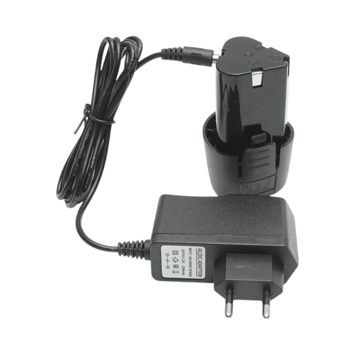 Fúró és csavarhúzó 2 lítium akkumulátorral 12V/1.5Ah, nyomaték 17-19Nm, tokmány 10mm, fordulatszám 0-1350rpm