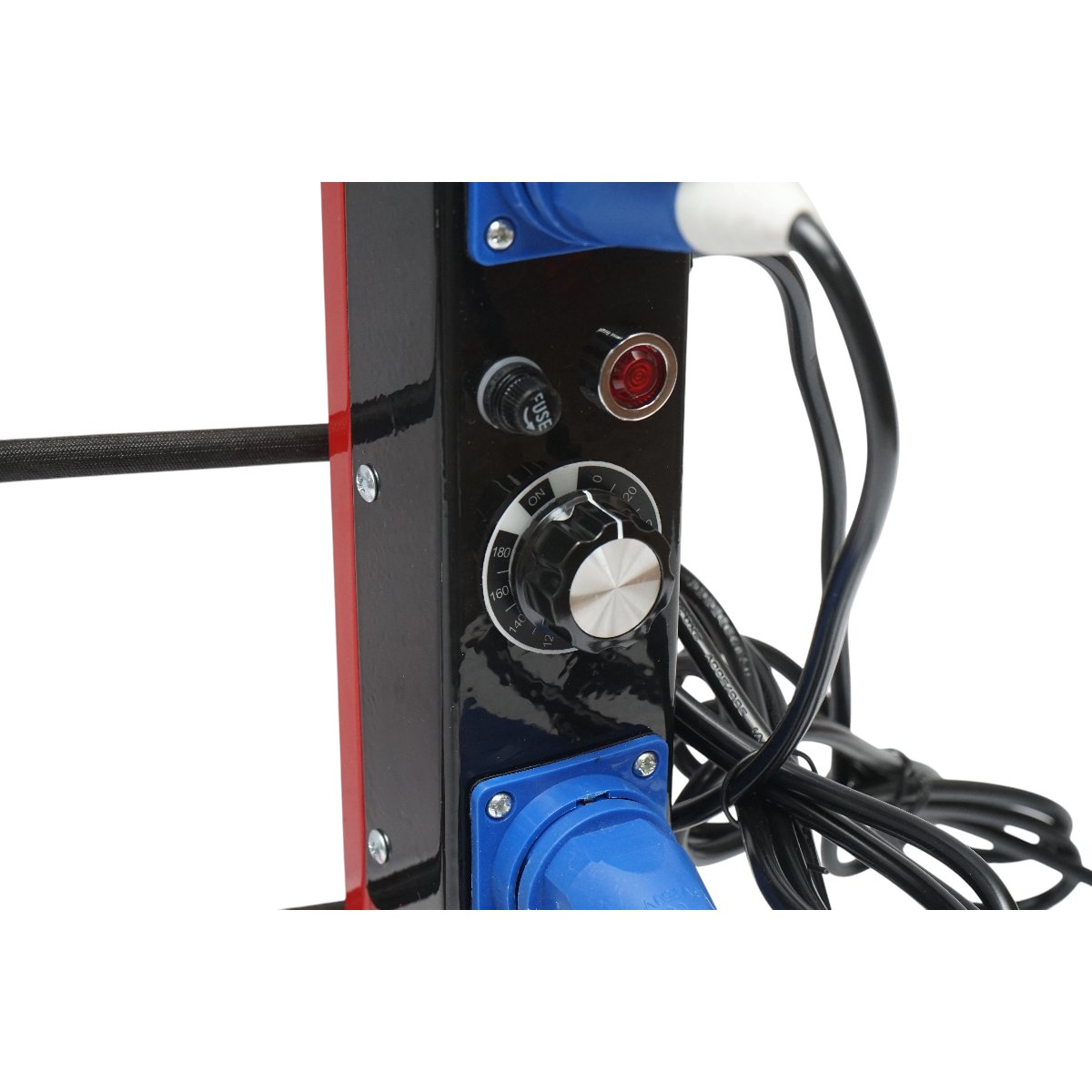 Elektromos gumiabroncs vulkanizáló készülék meleg vulkanizáláshoz 2x500W, 220V, 8 alumínium adapter, szabályozható hőmérséklet 0-180°C THOR