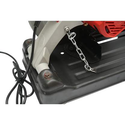 Professzionális fémvágó gép 1800W, 220V, tárcsa 355mm, vágási szög 0-45°