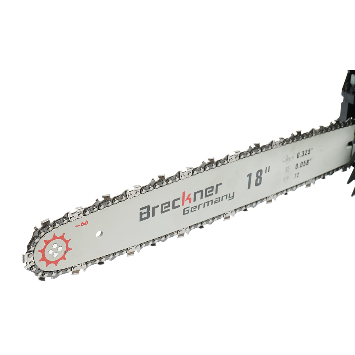 Cha láncfűrész, 2 ütemű láncfűrész, 58cc, 3.3CP, 8500rpm, 18 hüvelykes (45cm) Breckner Germany