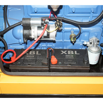Háromfázisú hangszigetelt elektromos generátor 37.5KVA, 230/400V, Ricardo 38kW ZH4105D dízelmotor Breckner Germany
