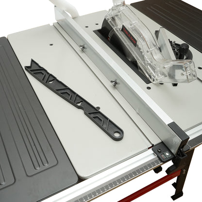 Körfűrész asztallal 1800 W, 220 V, 254 mm-es tárcsa, 0–45° vágási szög, 4500 fordulat/perc, 645 x 940 mm