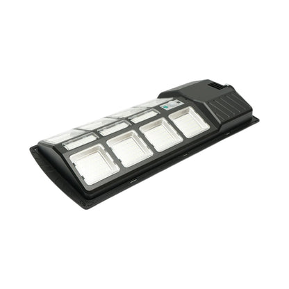 Napelemes LED közvilágítási lámpa 200W 12W-os napelem panellel, 8000mAh akkumulátor, mozgásérzékelő, távirányító, oszlopra szerelhető IP67 Breckner Germany