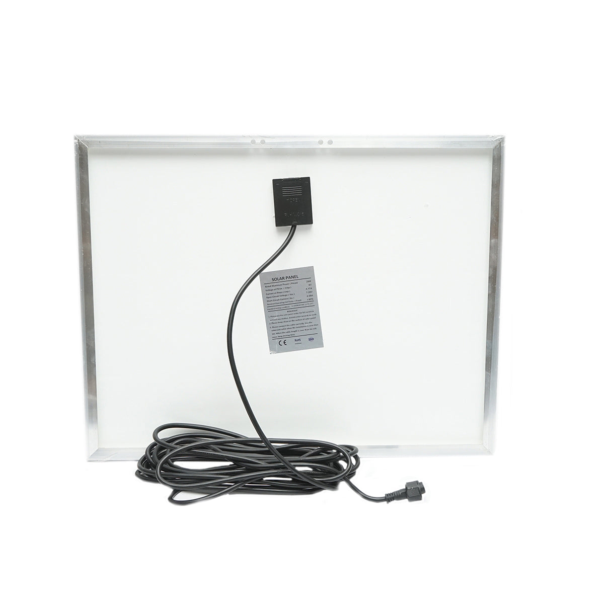 LED lámpa 1300lm, 6500K 25W napelem panellel, LiFePO4 3.2V/15Ah akkumulátor, mozgásérzékelő és távirányító IP66 Breckner Germany