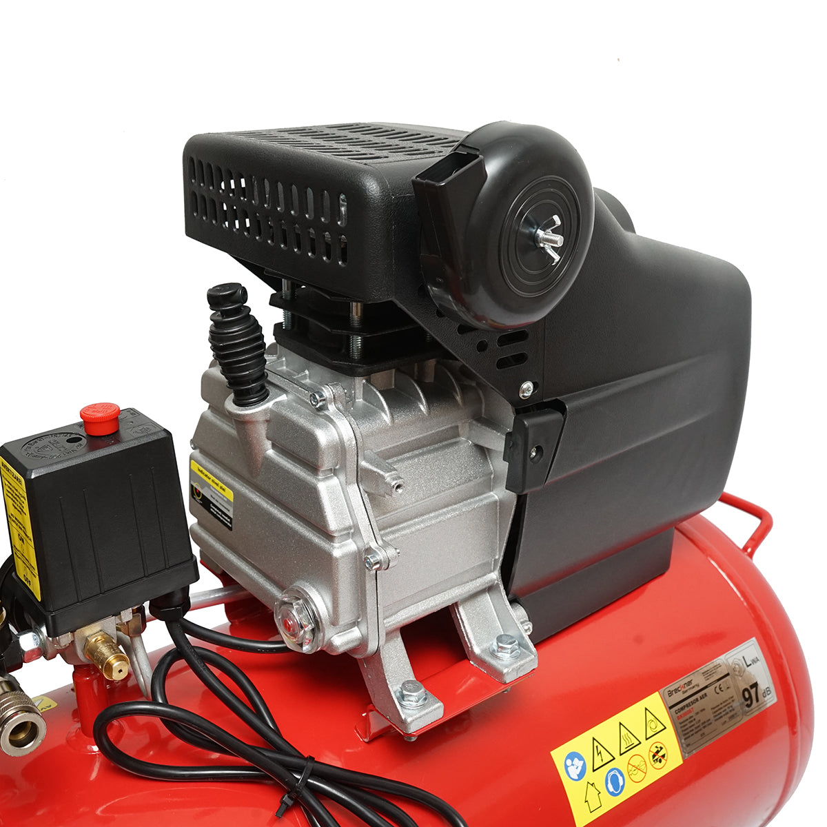 Légkompresszor 50L teljesítmény 1.5kW/2CP maximális nyomás 8 Bar, szívólevegő térfogat 184L Breckner Germany