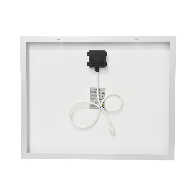 Napelem szett 50W monokristályos fotovoltaikus napelem 670x540x30mm 12-24V foglalat öngyújtó 4 izzóval 9W Breckner Germany