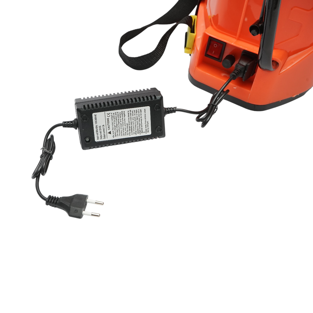 Permetezőszivattyú, vermorel 2 az 1-ben kézi és elektromos 16 literes tartállyal, 12V/8Ah akkumulátorral, 4 fúvókával, 3,1 l/perc áramlási sebességgel THOR