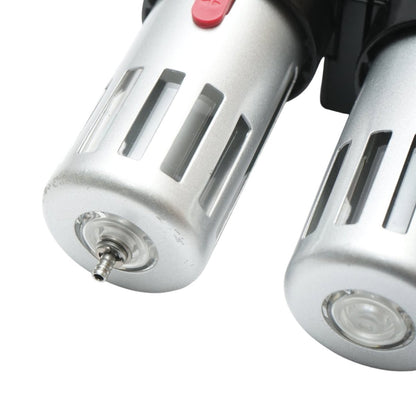 Levegőszűrő és olajozó maximális nyomásszabályozóval 1 MPa, 1/2 inch csatlakozás