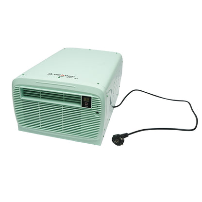 Hordozható légkondicionáló 2224 BTU, 280W, 220V, párátlanító funkcióval, szellőztetéssel, távirányítóval, hangutasításokkal, telepítőkészlet tartozék Breckner Germany