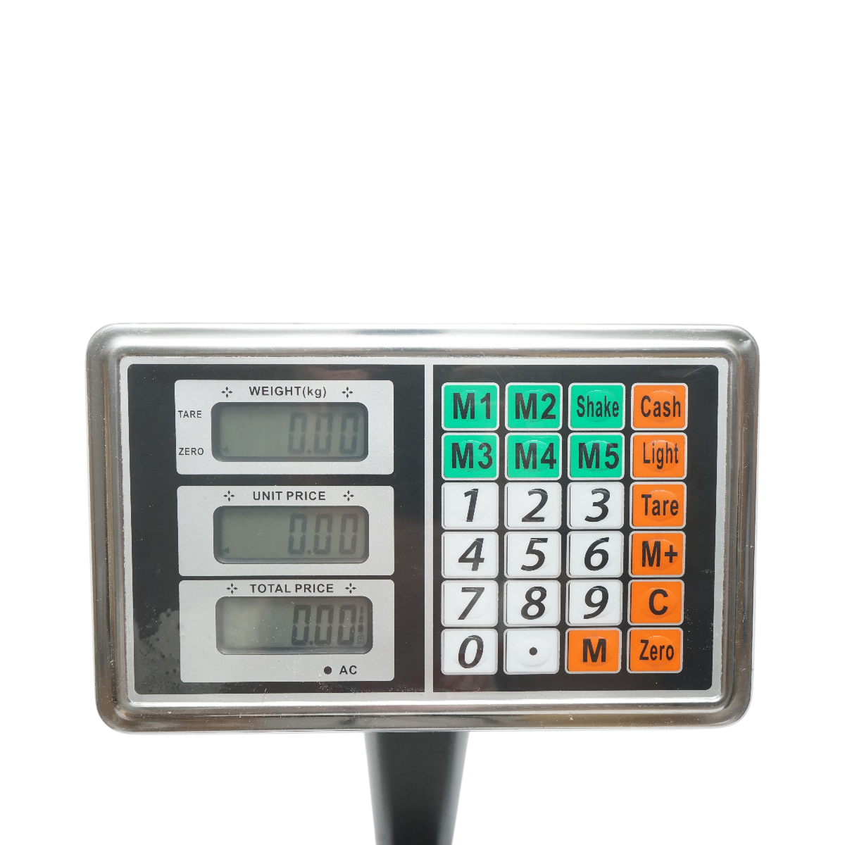 Elektronikus padlómérleg 150kg platformtípus 400x300mm összecsukható karral, LCD kijelző Breckner Germany