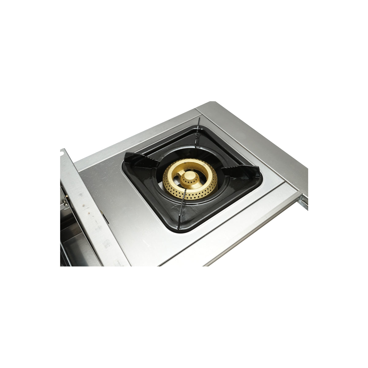 Kemping grillsütő grill 2 égővel és 1 főzőfelülettel 676x400x185mm