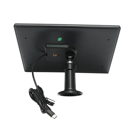4 MP-es kettős objektíves megfigyelő kamera 7,6 W-os napelemmel, 18650-es gyorstöltő akkumulátorral, WIFI 2,4 GHz, 360 fokos PTZ PTZ 360 fokos PTZ mozgásérzékelővel, emberi PIR érzékeléssel, riasztással, éjjellátással és iCSee alkalmazással.