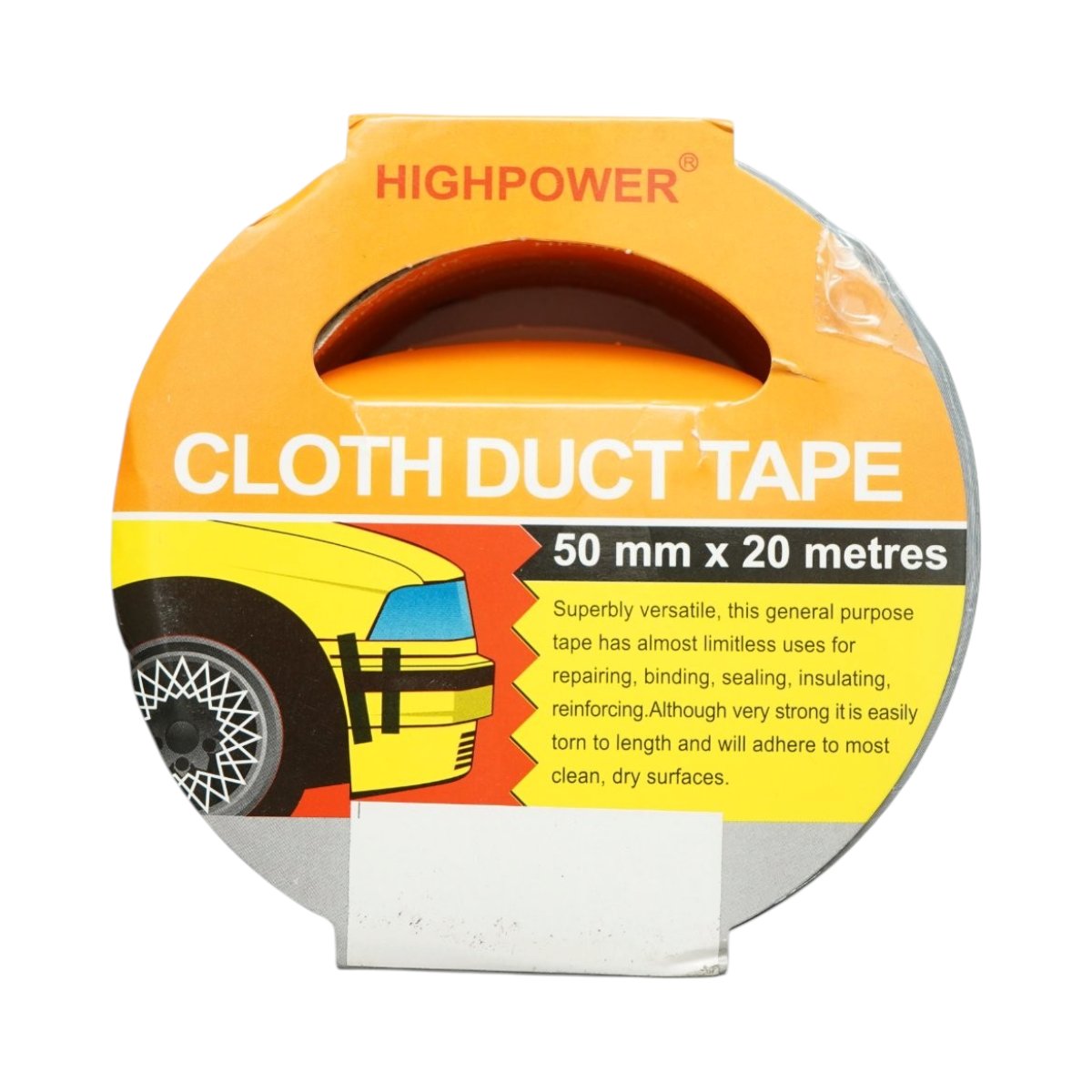 HighPower Duct Tape textil ragasztószalag ezüst 50mm x 20m javításhoz