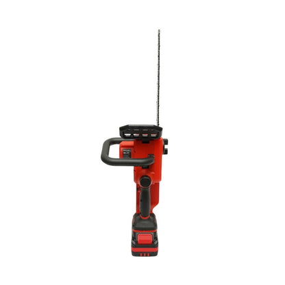 Mini elektromos láncfűrész 800W 2 db 21V, 4Ah Li-ion akkumulátorral, Brushless, 12 inch (300mm) lánc, 260mm vágási kapacitás, LED digitális kijelző Breckner Germany