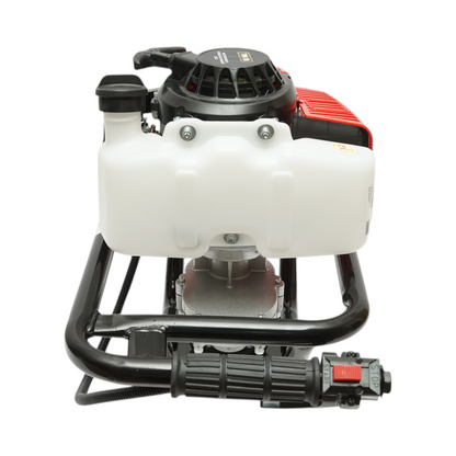 Benzinmotoros földfúró 2.8LE, 2T 52cc, 3 fúrófej tartozék 100mm, 150mm, 200mm THOR