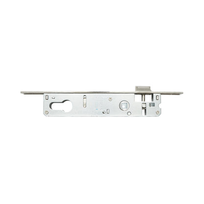 Beépített ajtózár nyelvvel 34x174mm, előlap 16x240mm, szatén nikkel, csavarok mellékelve