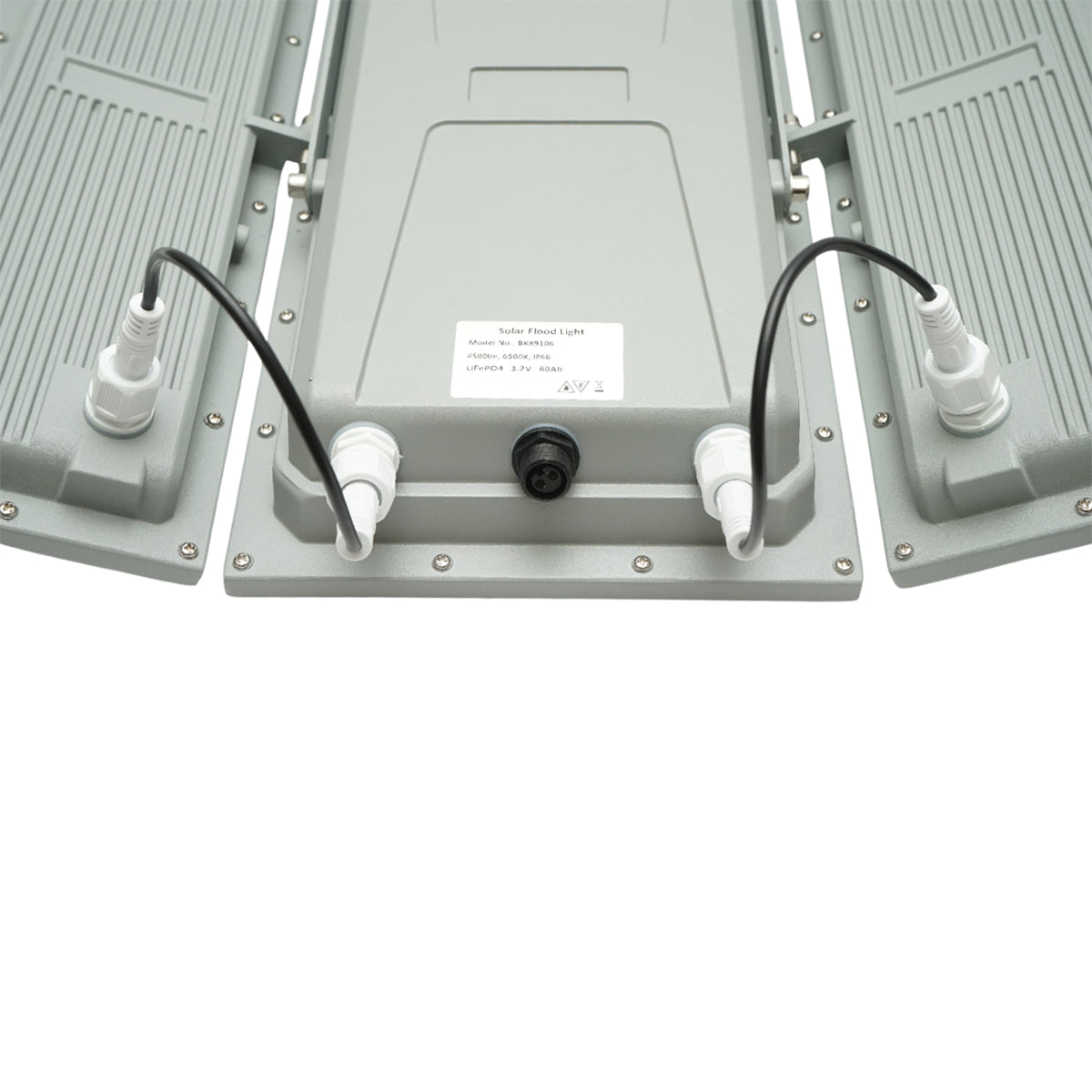 LED lámpa 4500lm, 6500K napelemes panellel 70W, LiFePO4 3.2V/60Ah akkumulátor, mozgásérzékelő és távirányító IP66 Breckner Germany