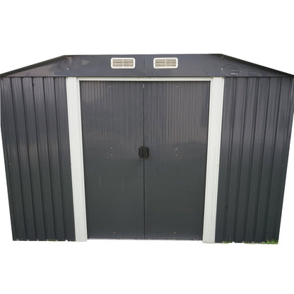 Fém kerti tároló 174x236x206cm