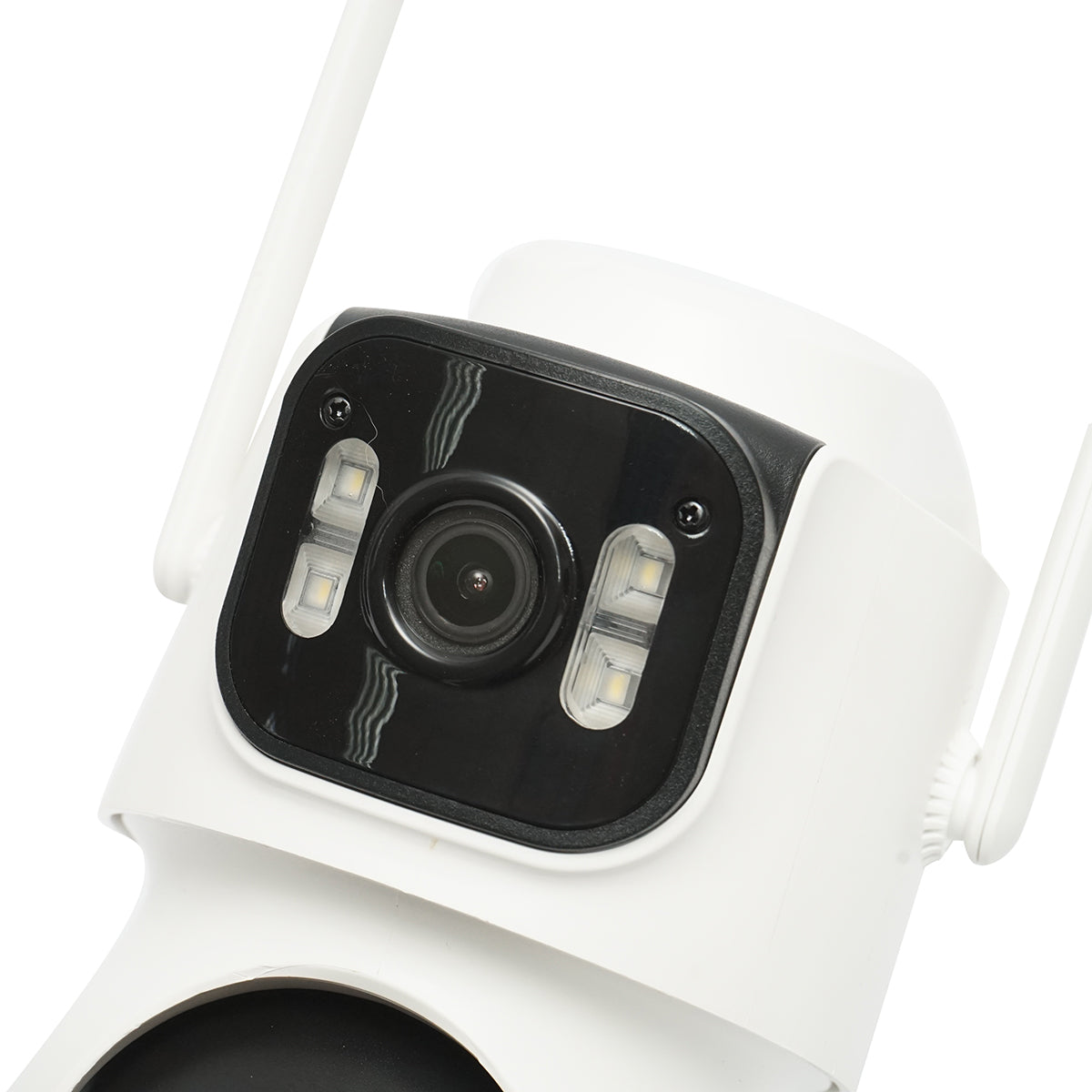 4G megfigyelő kamera, 2,4 GHz-es WIFI 7,6 W-os napelemes gyorstöltéssel, 4 MP-es kettős lencse, 360°-os PTZ forgatás mozgásérzékelővel, emberfelismerés és iCSee alkalmazás