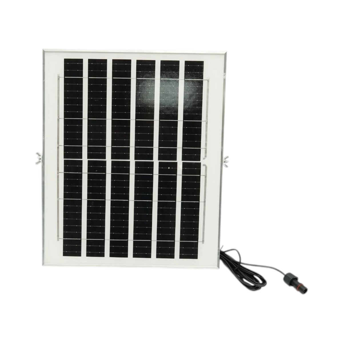 LED reflektor 100W, 6500K napelemes panellel 12W, LiFePO4 8000mAh akkumulátor és távirányító IP67 Breckner Germany