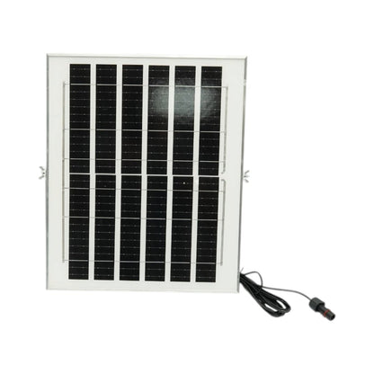 LED reflektor 100W, 6500K napelemes panellel 12W, LiFePO4 8000mAh akkumulátor és távirányító IP67 Breckner Germany