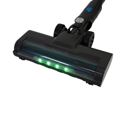 Függőleges vezeték nélküli porszívó 200W, szívóerő 30 kPa, akkumulátor 2000mAh, porgyűjtő 600ml, 3 szívási mód, LED érintőképernyő, brushless motor, LED megvilágított kefe