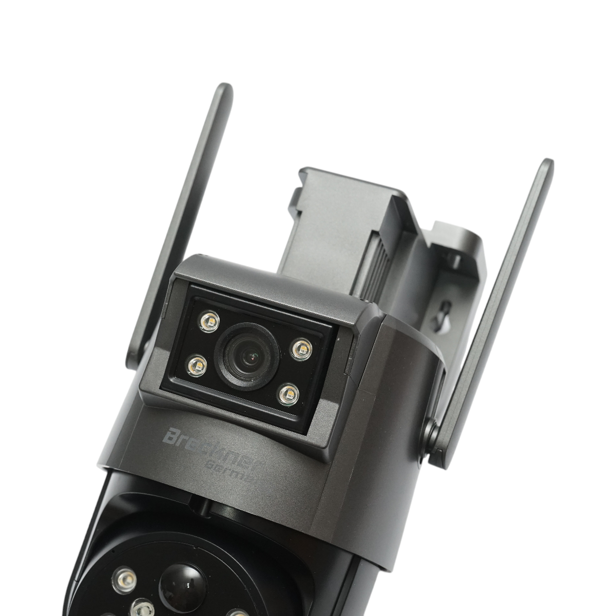 6 MP-es kettős objektíves megfigyelő kamera, 4G, WIFI 2,4 GHz, napelemmel, 10000 mAh akkumulátorral, 360 fokos PTZ, emberi PIR érzékelés, éjjellátó és Ubox alkalmazás.