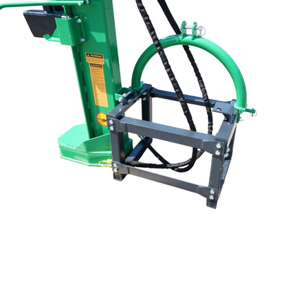 Függőleges/vízszintes hasító 18T, rönk hossz 650mm, 3 pontos CAT I rögzítés, traktor teljesítmény 15-55LE KONIG TRAKTOREN