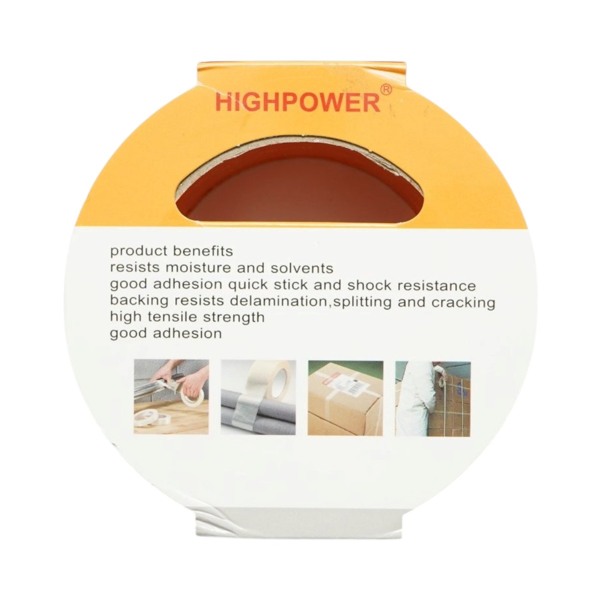 HighPower 48mm x 30m szálasított erősített ragasztószalag csomagoláshoz