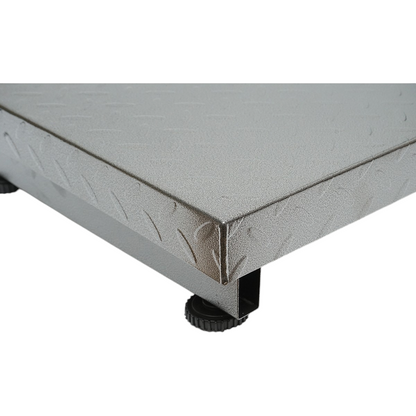 700kg-os elektronikus padlómérleg platformtípus 600x450mm összecsukható karral, LCD kijelző